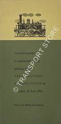 Souvenir booklet of the opening of the Great Western Railway Museum, Swindon, 22 June 1962 by British Transport Commission