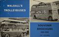 Book cover of Walsall's Trolleybuses - Souvenir Brochure 1931 - 1970 by West Midlands Passenger Transport Executive