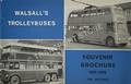 Book cover of Walsall's Trolleybuses - Souvenir Brochure 1931 - 1970 by West Midlands Passenger Transport Executive