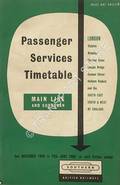 Passenger Services Timetable - Main Line and Suburban - London (Victoria, Waterloo, Charing Cross, London Bridge, Cannon Street, Holborn Viaduct) and the South-East, South & West of England, 2nd November 1959 to 12th June 1960 by British Railways Southern Region
