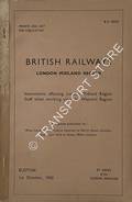 Instructions affecting London Midland Region Staff when working over the Western Region - October 1960 by British Railways London Midland Region