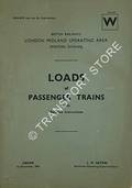 Loads of Passenger Trains with relative instructions, November 1954 by British Railways London Midland Operating Area (Western Division)
