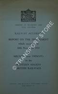Book cover of Railway Accidents - Report on the Derailment which occurred on 20th November 1955 at Milton (near Didcot) in the Western Region, British Railways by Ministry of Transport and Civil Aviation