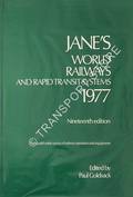 Jane's World Railways and Rapid Transit Systems 1977 by GOLDSACK, Paul J. (ed.)