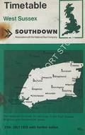 Official Time Table - West Sussex Edition - 27th July 1975 until further notice by National Bus Company - Southdown
