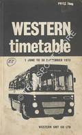 Western Timetable - Bus Services operated by Western SMT Co. Ltd., 1 June to 30 September 1973 by Western SMT Co. Ltd.