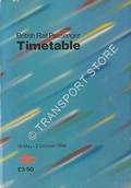 Book cover of British Rail Passenger Timetable - Great Britain - 16 May to 2 October 1988 by British Railways