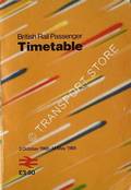 Book cover of British Rail Passenger Timetable [Great Britain] - 13 October 1988 to 14 May 1989 by British Railways