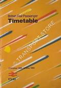 British Rail Passenger Timetable [Great Britain] - 13 October 1988 to 14 May 1989 by British Railways