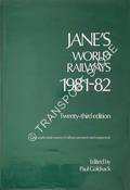 Jane's World Railways 1981-82 by GOLDSACK, Paul (ed.) 