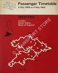 Passenger Timetable - Western - London, South Wales, West of England 6 May 1968 to 4 May 1969 by British Rail Western Region