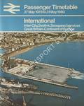 Passenger Timetable - International: Inter-City, Sealink, Seaspeed services, Great Britain-Continent of Europe 27 May 1979 to 31 May 1980 by British Rail