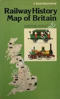 Railway History Map of Britain  by Bartholomew 