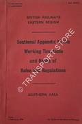 Book cover of Sectional Appendix to the Working Timetable and books of Rules and Regulations - Southern Area, February 1978 by British Railways Eastern Region