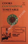 Cooks Continental Timetable, Railway and Local Steamship Services Guide / Indicateur Européen Cook - November 1967 by PRICE, J. H. (ed.)