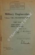 Military Engineering - Transportation: Port Operating (Military Stevedoring) 1944 by The War Office
