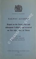 Railway Accident - Report on the Derailment and subsequent Collision that occurred on 31st July 1967 at Thirsk in the Eastern Region, British Railways by Ministry of Transport