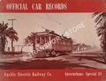 Pacific Electric Railway Company - Official Car Records by SWETT,  Ira L. (ed.)