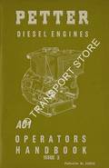 Petter Diesel Engines AC1 Operators Handbook Issue 3 by Petter Diesel Engines