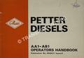 Petter Diesel Engines AA1-AB1 Operators Handbook Issue 6 by Petter Diesel Engines