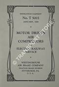 Motor Driven Air Compressors for Electric Railway Service, January 1938 by Westinghouse Air Brake Company