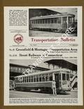Greenfield & Montague Transportation Area / Street Railway of Connecticut by MELVIN, Roy S. & BORRUP, Roger (ed.)