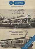 Das ist das über 21 Meter lange Tram 2000 für 157-Fahrgäste .... das Du Dir jetzt im Massstab 1:66 selber basteln kannst by Verkehrsbetriebe Zürich