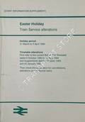 [Passenger Timetable Great Britain], Easter Holiday Train Service Alterations, 31 March to 5 April 1994 by British Railways