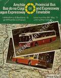 Provincial Bus and Expressway Timetable valid from the 8th May 1978 until further notice by Córas Iompair Éireann