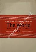 Stanford's General Map of The World with pictorial border [1962] by Edward Stanford Ltd.