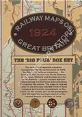 Railway Maps of Great Britain 1924 - The Big Four Box Set by Old House Books & KICHENSIDE, Geoffrey