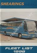 Shearings Holidays Fleet List 1998 by ROBINSON, Gavin