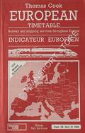 Thomas Cook European Timetable - Railway and Shipping Services / Indicateur Européen, Sept. 29 - Oct 31, 1996 by FOX, B. H. (ed.)