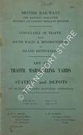 List of Marshalling Yards and Stations and Depots on sections of lines radiating therefrom, January 1953 by British Railways - The Railway Executive, Western and London Midland Regions