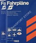 Fahrpläne - Das Österreichische Kursbuch 1985 Eisenbahnen Inland Stadtverkehr, Schiffart, Seilbahnen, Flugverkehr & Fernverbindungen mit dem Ausland, Sommer 2. VI-28. IX. by Österreichischer Bundesbahnen