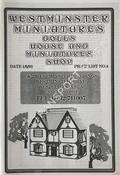 Westminster Miniatures Dolls House and Miniatures Shop - List No 4, 1/6/93 by Westminster Miniatures