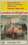 The National Benzole Historic Commercial Vehicle Run Programme, London - Brighton, Sunday 3rd May 1970 by Historic Commercial Vehicle Club
