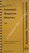 Automatic Telephone Directory 1999 by London Underground