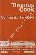 Thomas Cook Continental Timetable, Railway and Local Shipping Services Guide -  Sept. 28 - Oct. 31, 1986 by PRICE, J. H. (ed.)