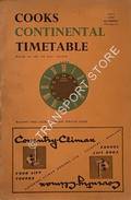 Cook's Continental Timetable, Railways & Local Steamship Services - July 1959 by PRICE, J. H. (ed.)