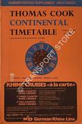 Thomas Cook Continental Timetable / Indicateur Européen - February 1975 by PRICE, J. H. (ed.)