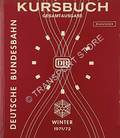 Kursbuch Gesamtausgabe - Winter 1971/72 by Deutsche Bundesbahn