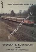 Svenska Personvagnar 1989 by DIEHL, Ulf & NILSSON, Lannart