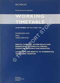 Working Timetable of Passenger and Mail Trains - Section PC - Bristol Parkway, Severn Beach and Barnstaple to Exmouth, Paignton, Penzance; Bristol to Warminster, Yeovil & Taunton, 28 September 1997 to 23 May 1998 by Railtrack Great Western