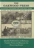 The Oakwood Press - Catalogue 1993 by The Oakwood Press