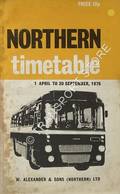 Northern Timetable [Summer 1976] - Bus Services, 1st April 1976 until 30th September 1976 October 1973 until further notice by W. Alexander & Sons (Northern ) Ltd.