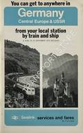 Sealink Services and Fares - You can get to anywhere in Germany, Central Europe & USSR from your local station by train and ship, 3 June to 29 September 1973 inclusive by British Railways Sealink