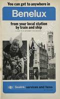Sealink Services and Fares - You can get to anywhere in Benelux from your local station by train and ship, 3 June to 29 September 1973 inclusive by British Railways Sealink