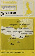 United Timetable - North Yorkshire Area, 2nd May 1976 until 30th April 1977 by National Bus Company - United Automobile Services Limited