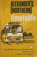 Alexander's Northern Timetable [Winter 1970-71] - Bus Services, 5th October 1970 and until further notice by W. Alexander & Sons (Northern ) Ltd.